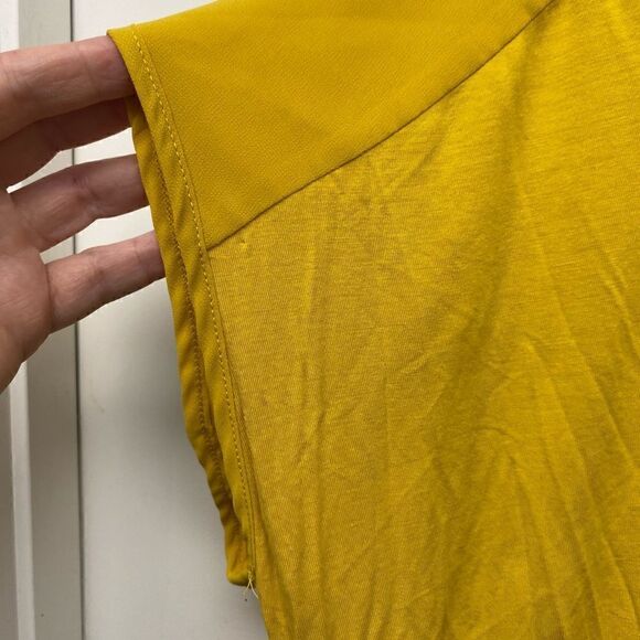 COPY - Philosophy Yellow Free Flow Blouse - Picture 3 of 4